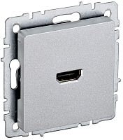 BRITE Розетка HDMI РHDMI-0-БрА алюминий | код BR-H10-K47 | IEK